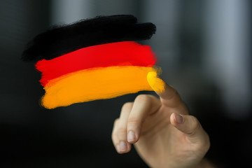 germany flag made