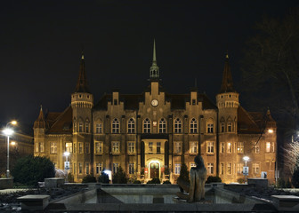 Fototapeta premium Townhouse in Walbrzych. Poland
