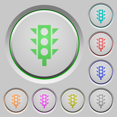 Traffic light push buttons