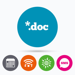File document icon. Download doc button.