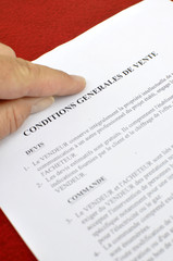 Conditions g&eacute;n&eacute;rales de vente