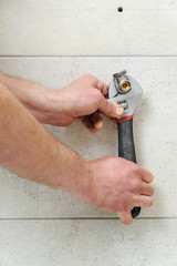 Plumber valve sets for towel warmer.