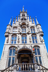 historical city hall in Gouda, Netherlands