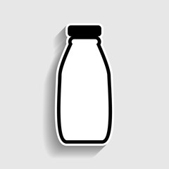 Milk bottle sign