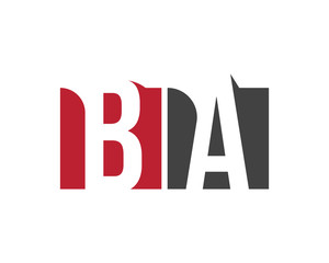 BA red square letter logo for alliance,association,advisor,accountants,academy