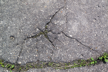 Obraz premium Asphalt texture with cracks