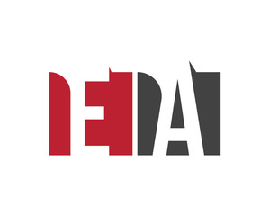 EA red square letter logo for alliance,association,advisor,accountants,academy