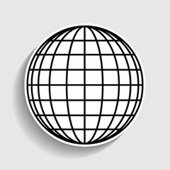 Earth Globe sign
