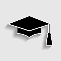 Mortar Board or Graduation Cap, Education symbol