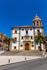 Fototapeta na wymiar Ronda, Spain at The Merced Carmelite Convent