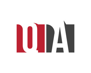 QA red square letter logo for alliance,association,advisor,accountants,academy