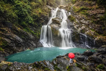 Foto op Plexiglas Krungching waterfall In Thailand © Hinokami Akira