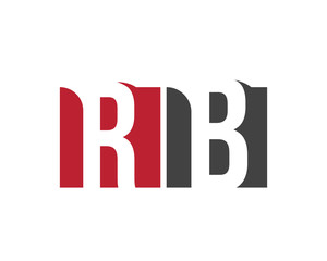 RB red square letter logo for building,book,brothers,business,blog