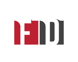 FD red square letter logo for data, developer, design, department, delivery, digital