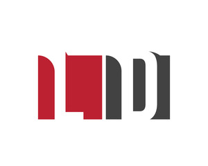LD red square letter logo for data, developer, design, department, delivery, digital