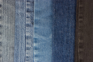 Naklejka premium Colour of denim jeans