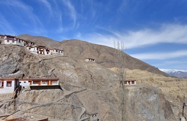 Lamayuru gompa - buddhist monastery in Indus valley - Ladakh - Jamu and Kashmir - India