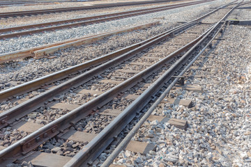 Fototapeta premium railway road line