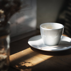 Coffee Cup Cafer Relax Contemporary Concept