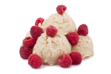 raspberry vanilla ice cream
