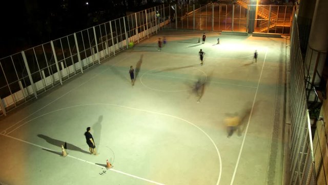 open air futsal field
