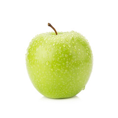 Green apple isolated on white background