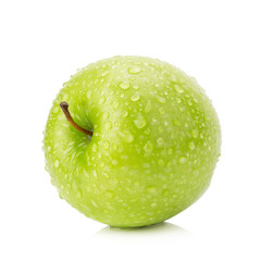 Green apple isolated on white background