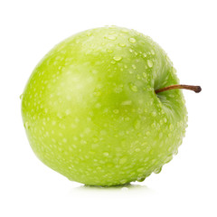 Green apple isolated on white background