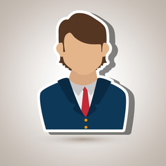 business person avatar  design 