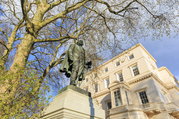 Statue near St. James Park