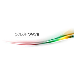 Elegant light smooth wave