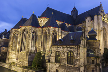 Saint-Michaels Church in Ghent in Belgium