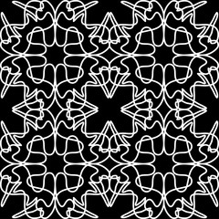 Fototapeta premium abstract monochrome vintage seamless pattern