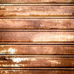 Roller shutter rusted