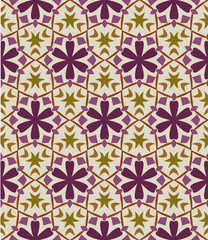Seamless background, pattern with flowers