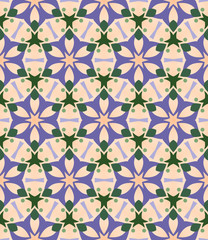 Fototapeta premium Seamless background, pattern with flowers