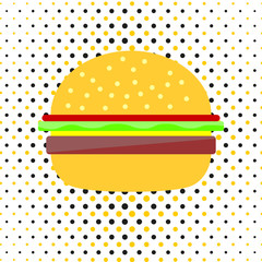 fast food flat icon
