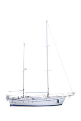 Helsinki, Finland - March, 14, 2016: sailer in Helsinki harbour, Finland