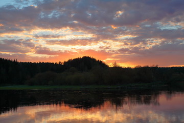 Evening near the river