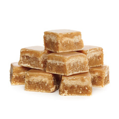 Caramel on White