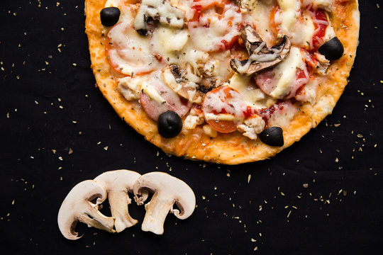 Homemade italian pizza