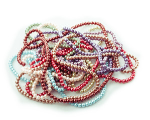 Necklace palette isolated