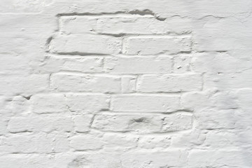 White brick wall