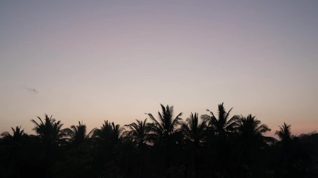 Zeitraffer Lombok Indonesien Sonnenaufgang