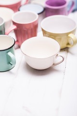 The assorted cups