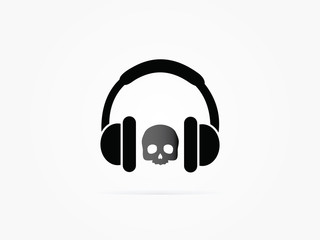 Black Skull Music Logo