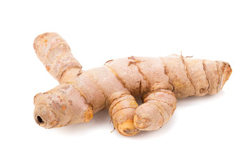 turmeric isolated on white background