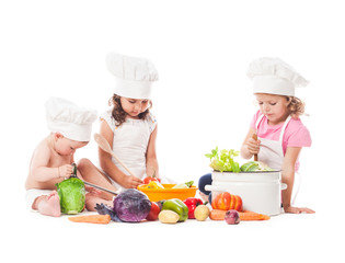 Little chefs cook