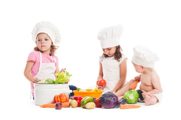 Little chefs cook