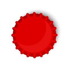 Red bottle cap